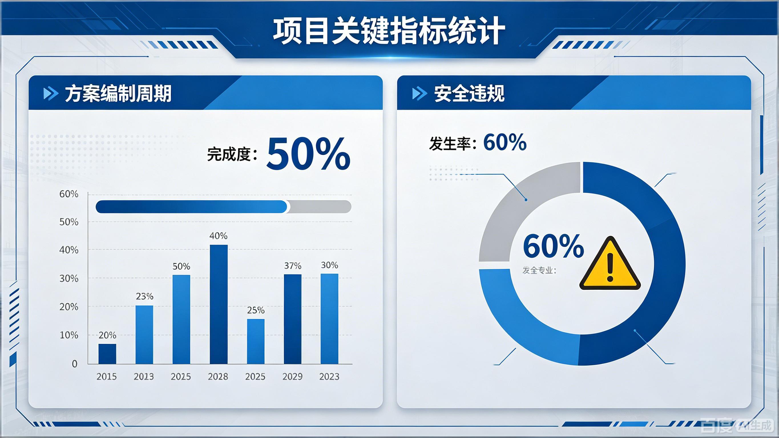 某建筑施工企业实施效果对比